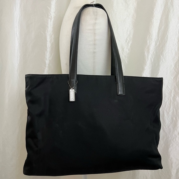 Coach Bags Vintage Coach Mercer Black Nylonleather Work Commute